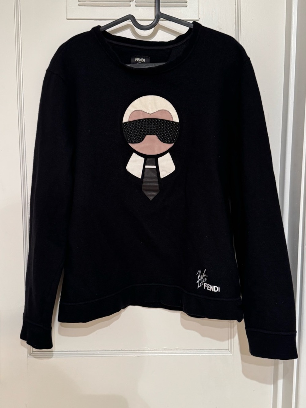 Authentic Fendi x Karl Lagerfeld "Karlito" Crewneck - Picture 2 of 11
